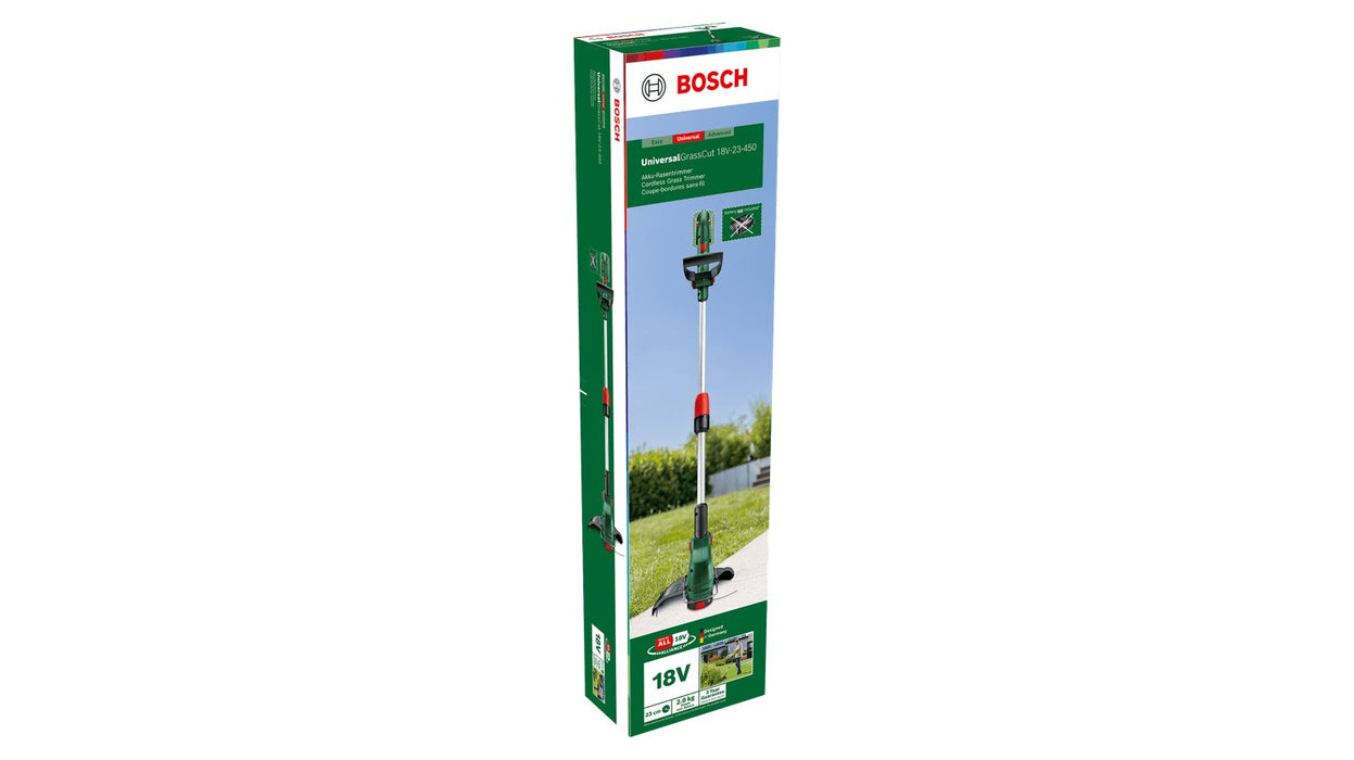 EAN 4059952668666 - Bosch UniversalGrassCut 18V-26-500 26 cm Batería Negro, Verde imagen 4