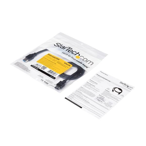 EAN 0065030854863 - StarTech.com USB3S2ESATA3 cable USB 0,9 m USB A Negro imagen 8