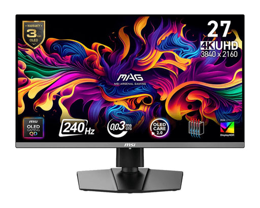 EAN 4711377304450 - MSI MAG 272UP QD-OLED X24 pantalla para PC 67,3 cm (26.5") 3840 x 2160 Pixeles 4K Ultra HD Negro imagen 1