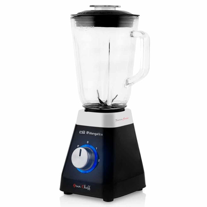 EAN 8435568400139 - Orbegozo BV 3400 licuadora 1 L Batidora de vaso 500 W Negro imagen 2