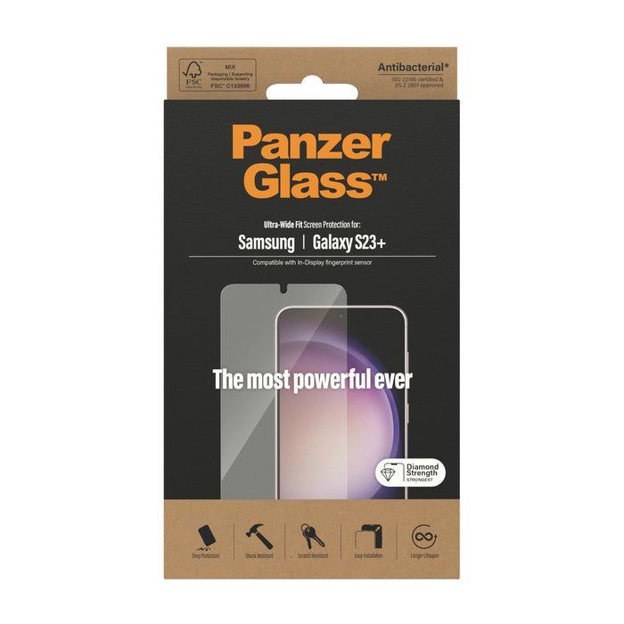 EAN 5711724073236 - PanzerGlass ® Screen Protector Samsung Galaxy S23+ | Ultra-Wide Fit Protector de pantalla 1 pieza(s) imagen 3
