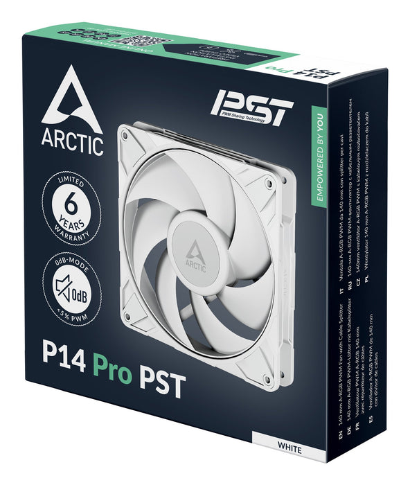 EAN 4895265000416 - ARCTIC P14 Pro PST Carcasa del ordenador Ventilador 14 cm Blanco 1 pieza(s) imagen 6