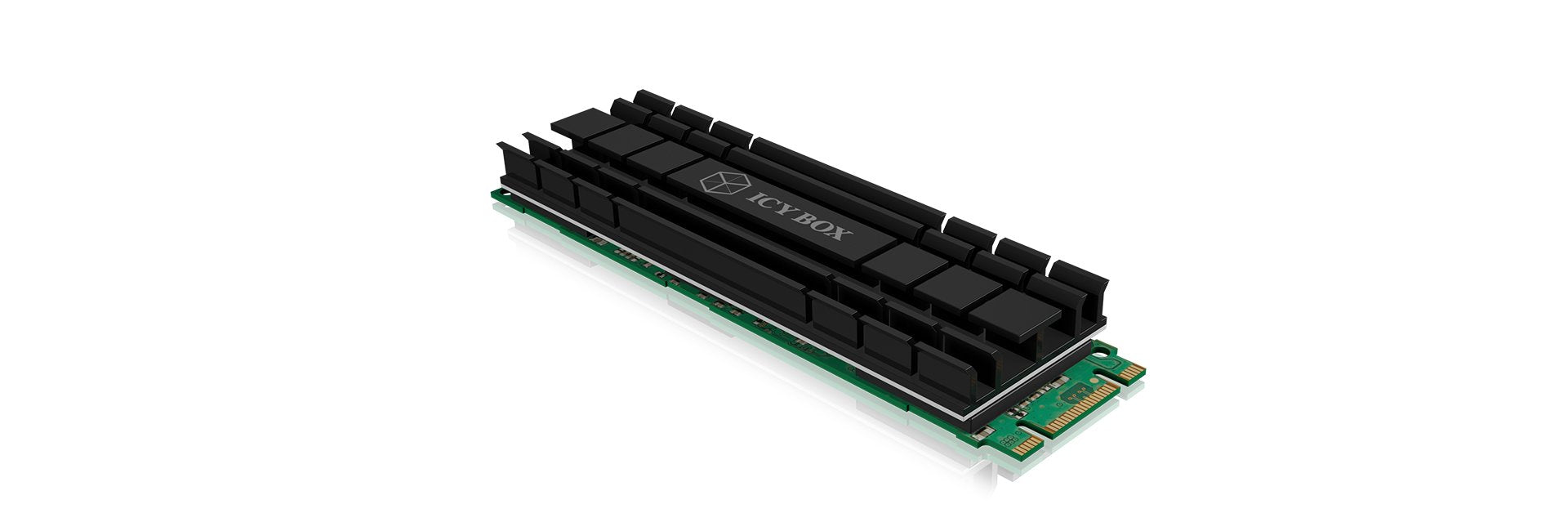 EAN 4250078166832 - ICY BOX IB-M2HS-701 M.2 NVMe SSD Disipador térmico/Radiador Negro 1 pieza(s) imagen 4