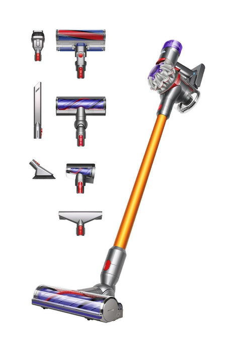 EAN 5025155090152 - Dyson V8 Absolute Aspiradora escoba 2 en 1 Batería Secar Sin bolsa Plata, Amarillo imagen 1