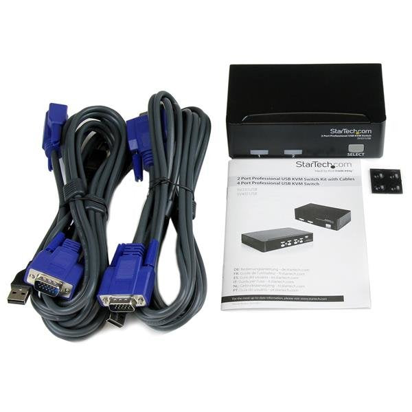 EAN 0065030806039 - StarTech.com SV231USBGB interruptor KVM Negro imagen 4