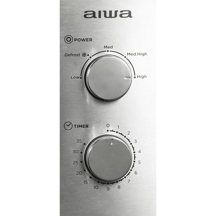 EAN 8435256898040 - Aiwa MW-200SL microondas Plata, Acero inoxidable Solo microondas Encimera 20 L 700 W imagen 4