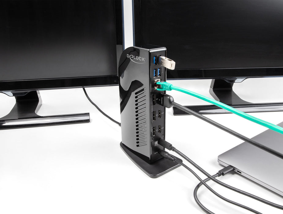 EAN 4043619880515 - DeLOCK 88051 base para portátil y replicador de puertos USB 3.2 Gen 2 (3.1 Gen 2) Type-C Negro imagen 4