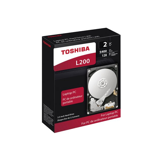 EAN 4547808810746 - Toshiba L200 disco duro interno 2 TB 5400 RPM 128 MB 2.5" Serial ATA III imagen 3