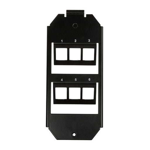 EAN 4052792061475 - LogiLink NK4060 placa de pared y cubierta de interruptor Negro imagen 2