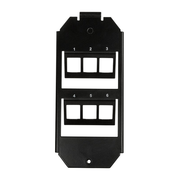 EAN 4052792061475 - LogiLink NK4060 placa de pared y cubierta de interruptor Negro imagen 2
