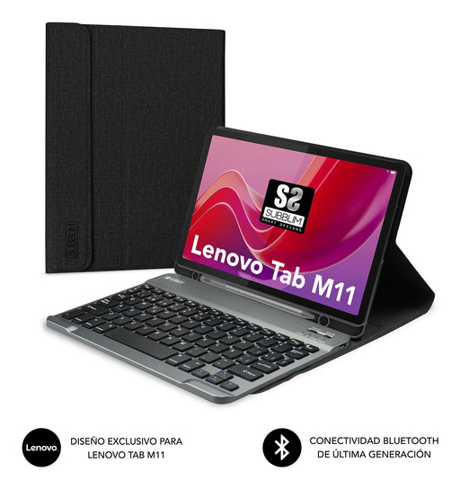 EAN 8436586743123 - SUBBLIM SUBKT3-BTL310 teclado para móvil QWERTY Español Bluetooth Negro imagen 2