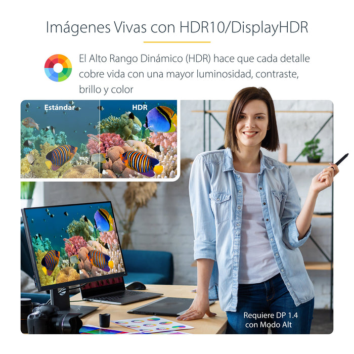 EAN 0065030884495 - StarTech.com CDP2MDPFC Adaptador gráfico USB 7680 x 4320 Pixeles Negro imagen 12