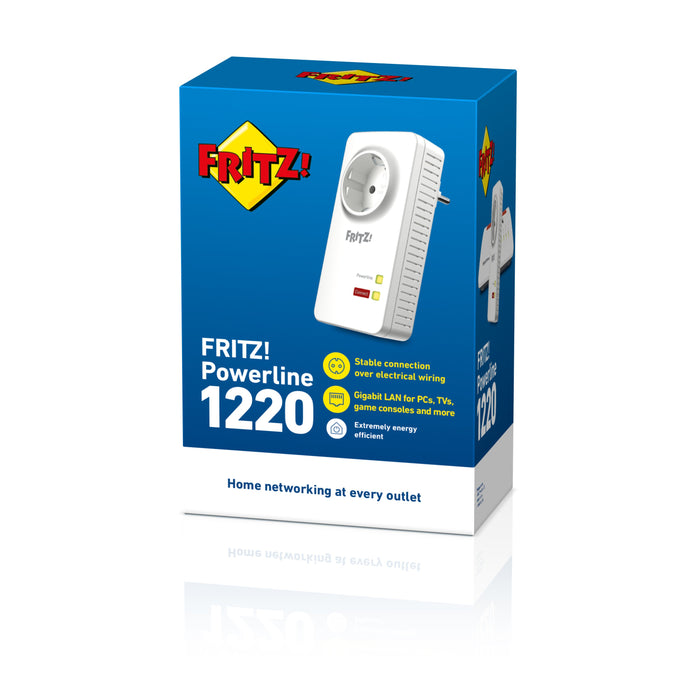 EAN 4023125027383 - Powerline FRITZ! 1220 INT 1200 Mbit/s Ethernet Blanco 1 pieza(s) imagen 3