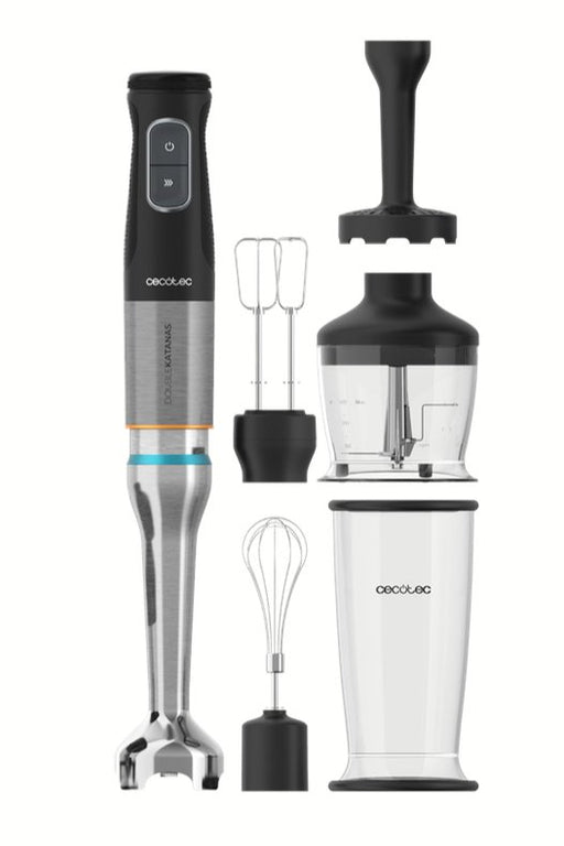 EAN 8435484039789 - Cecotec 03978 licuadora Batidora de inmersión 1500 W Negro, Acero inoxidable imagen 1