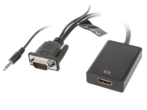 EAN 5901969411065 - Lanberg AD-0021-BK adaptador de cable de vídeo 0,2 m HDMI tipo A (Estándar) VGA (D-Sub) Negro imagen 2