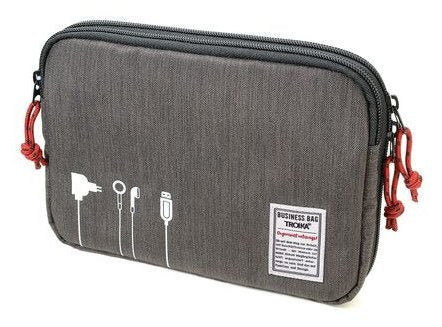 EAN 4024023022166 - TROIKA BUSINESS TECH POUCH 2 organizador personal Poliéster Negro, Gris imagen 1