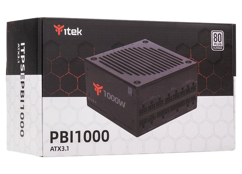 EAN 8056157883890 - itek PBI1000 unidad de fuente de alimentación 1000 W 24-pin ATX ATX Negro imagen 12