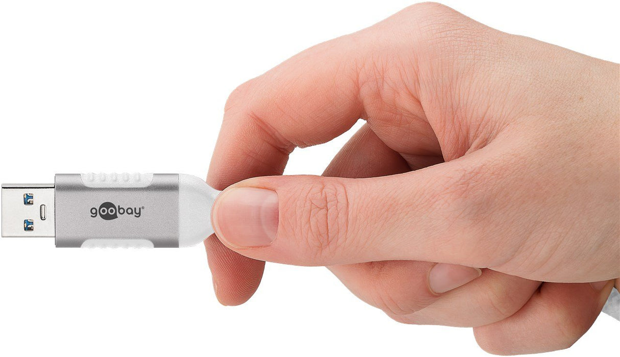 EAN 4040849743832 - Goobay 74383 cambiador de género para cable USB 3.0 type A RJ45 Blanco imagen 9