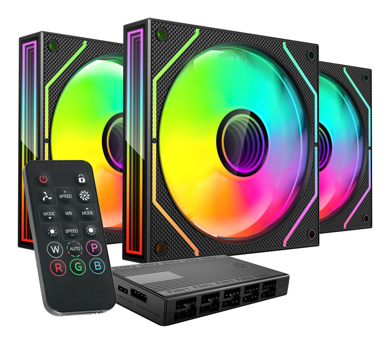 EAN 8435693109945 - Mars Gaming MF3DPROKIT sistema de refrigeración para ordenador Carcasa del ordenador Ventilador 12 cm Neg imagen 1