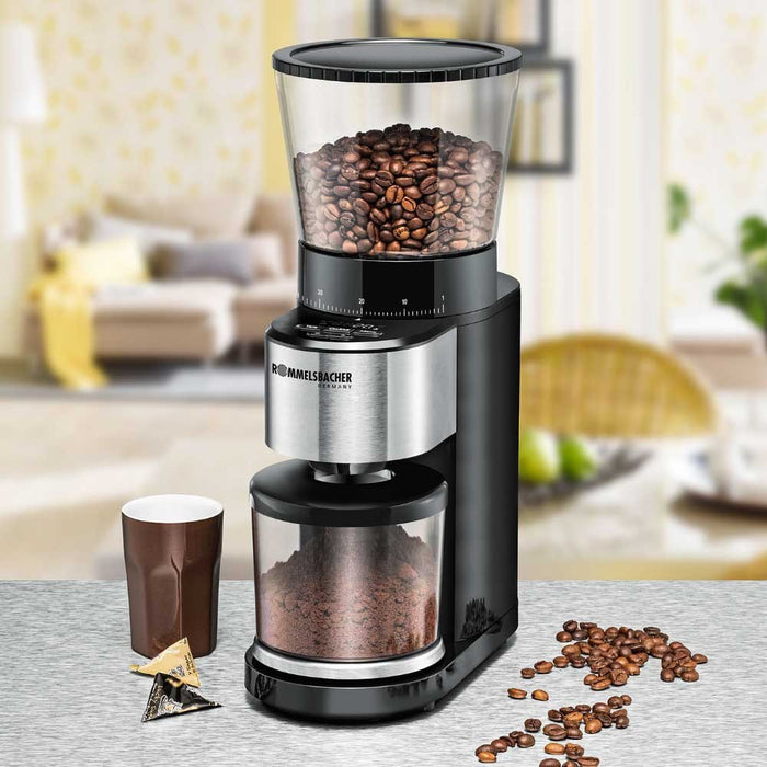 EAN 4001797864109 - Rommelsbacher EKM 500 molinillo de café Negro, Acero inoxidable imagen 2