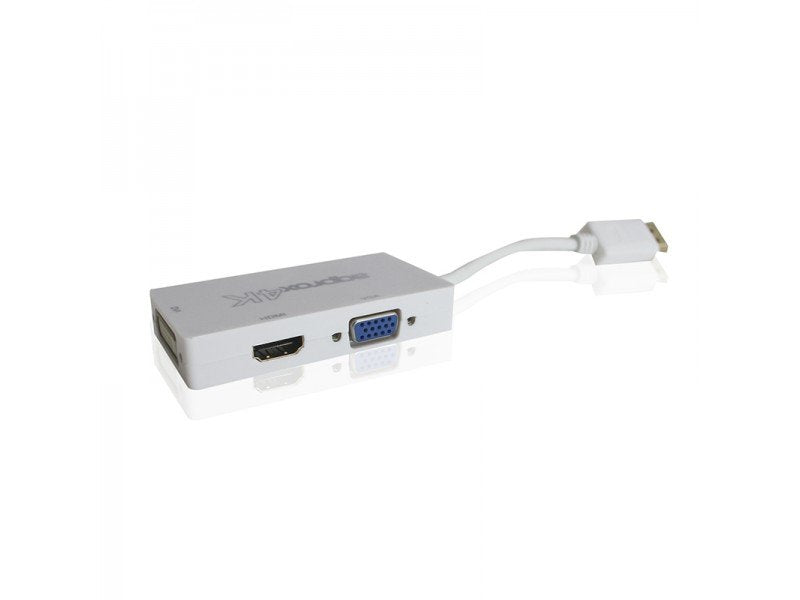 EAN 8435099522935 - Approx appC37 DisplayPort VGA + HDMI + DVI Blanco imagen 3