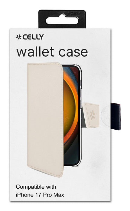 EAN 8021735223191 - Celly WALLY funda para teléfono móvil 17,5 cm (6.9") Funda cartera Arena imagen 5