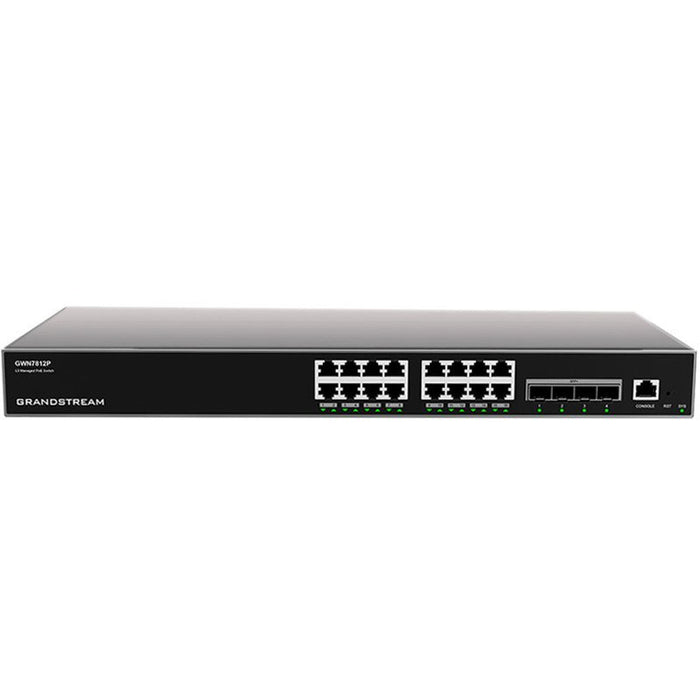 EAN 6947273704072 - Grandstream Networks GWN7812P switch Gestionado L3 Gigabit Ethernet (10/100/1000) Energía sobre Ethernet  imagen 1