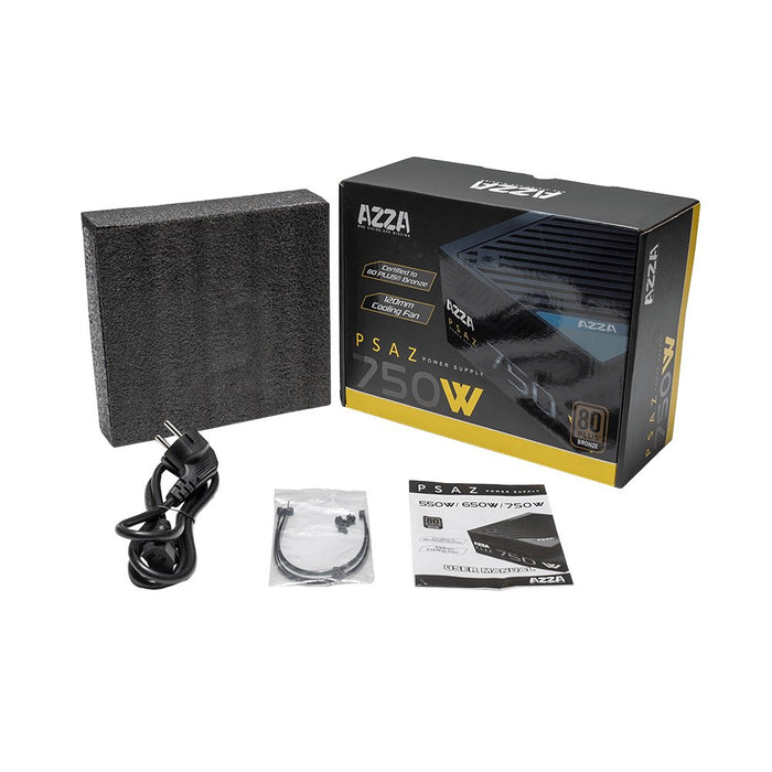 EAN 4712839557391 - Azza PSAZ-750W unidad de fuente de alimentación 20+4 pin ATX ATX Negro imagen 4