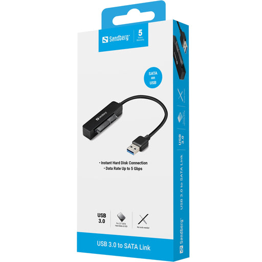 EAN 5705730133879 - Sandberg 133-87 base para portátil y replicador de puertos Negro imagen 2