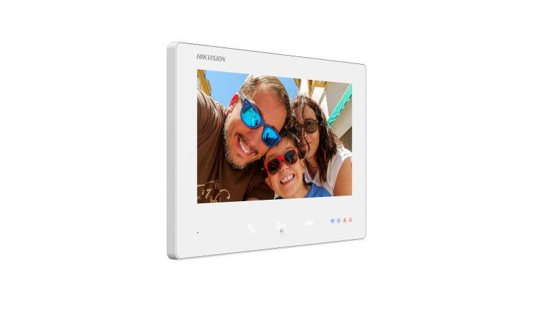 EAN 6942160448572 - Hikvision DS-KH7300EY-WTE2/White sistema de intercomunicación de video 17,8 cm (7") Blanco imagen 3