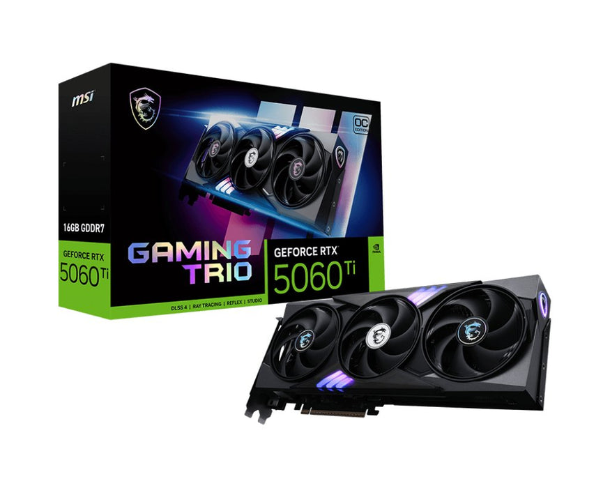 EAN 4711377335737 - MSI GAMING GeForce RTX 5060 TI 16G TRIO OC NVIDIA 16 GB GDDR7 imagen 1