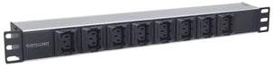 EAN 0766623163651 - Intellinet 163651 unidad de distribución de energía (PDU) 8 salidas AC 1U Negro, Plata imagen 2