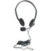 EAN 0766623164429 - Manhattan 164429 auricular y casco Auriculares Alámbrico Diadema Llamadas/Música Negro, Plata imagen 1