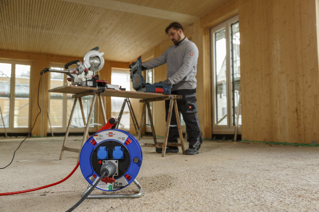 EAN 4007123687442 - Brennenstuhl 1182770010 base múltiple 25 m 3 salidas AC Exterior Negro, Azul, Gris, Rojo imagen 6