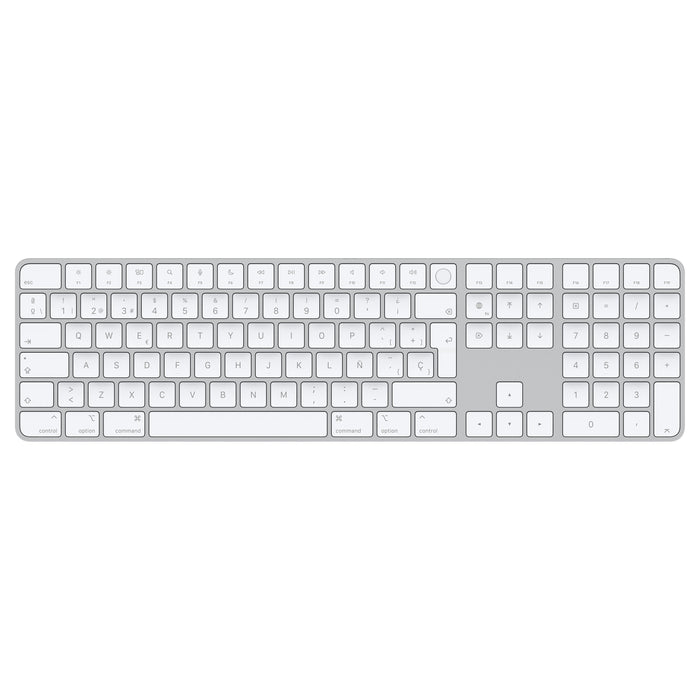 EAN 0194252544112 - Apple Magic teclado Universal USB + Bluetooth Español Aluminio, Blanco imagen 1