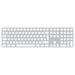 EAN 0194252544112 - Apple Magic teclado Universal USB + Bluetooth Español Aluminio, Blanco imagen 1