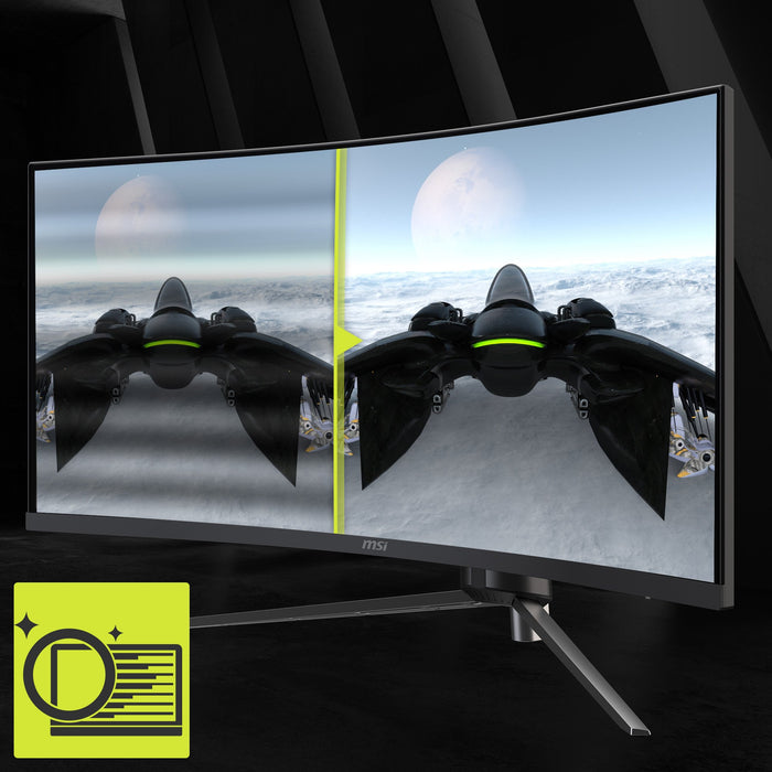 EAN 4711377140805 - MSI MAG 345CQRDE pantalla para PC 86,4 cm (34") 3440 x 1440 Pixeles UltraWide Dual Quad HD Negro imagen 11