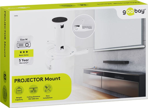 EAN 4040849518966 - Goobay 51896 montaje para projector Techo Blanco imagen 2