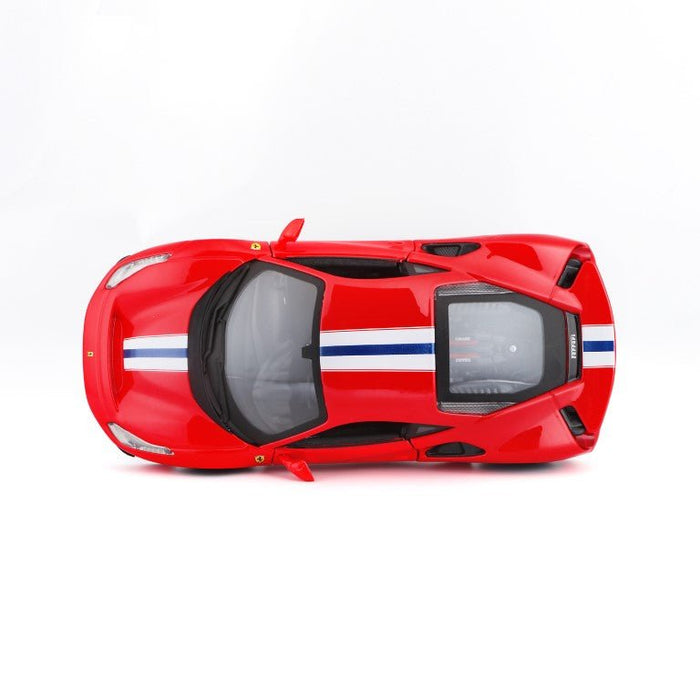 EAN 4893993260263 - BBURAGO Ferrari 488 Pista Modelo a escala de coche superdeportivo Previamente montado 1:24 imagen 10