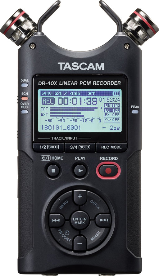 EAN 4907034130733 - Tascam DR-40X dictáfono Tarjeta flash Negro imagen 2
