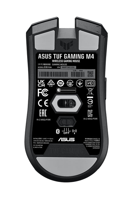 EAN 4711081138372 - ASUS TUF Gaming M4 Wireless ratón Juego mano derecha RF Wireless + Bluetooth Óptico 12000 DPI imagen 2