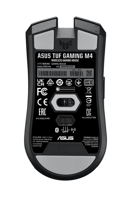 EAN 4711081138372 - ASUS TUF Gaming M4 Wireless ratón Juego mano derecha RF Wireless + Bluetooth Óptico 12000 DPI imagen 2
