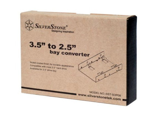 EAN 4710713968813 - Silverstone SST-SDP08B panel bahía disco duro 8,89 cm (3.5") Negro, Níquel imagen 2