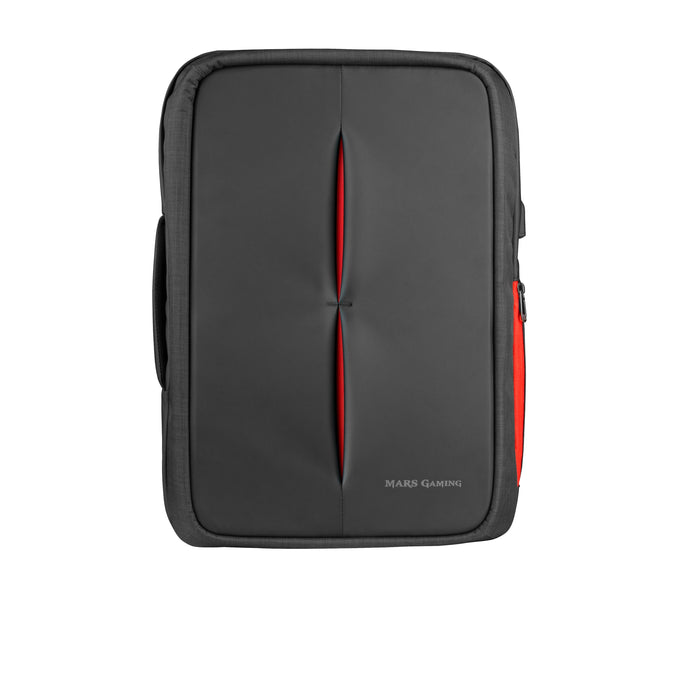 EAN 4718009152595 - Mars Gaming MB2 mochila Negro, Rojo Aluminio, Nylonimagen 1)