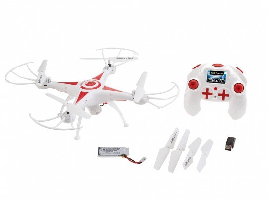 EAN 4009803238586 - Revell 23858 dron con cámara 4 rotores Cuadricóptero 380 mAh Rojo, Blanco imagen 1