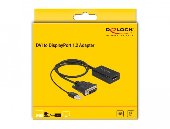 EAN 4043619631896 - DeLOCK 63189 adaptador de cable de vídeo 0,5 m imagen 2