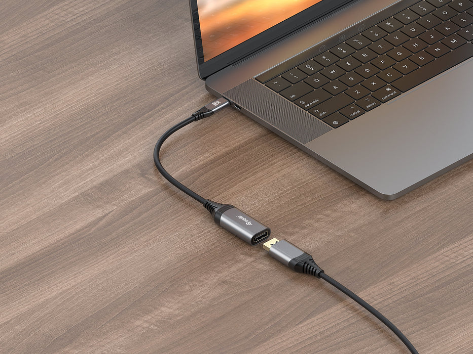 EAN 4015867230015 - Equip 133493 adaptador de cable de vídeo 0,15 m USB Tipo C Negro, Gris imagen 3