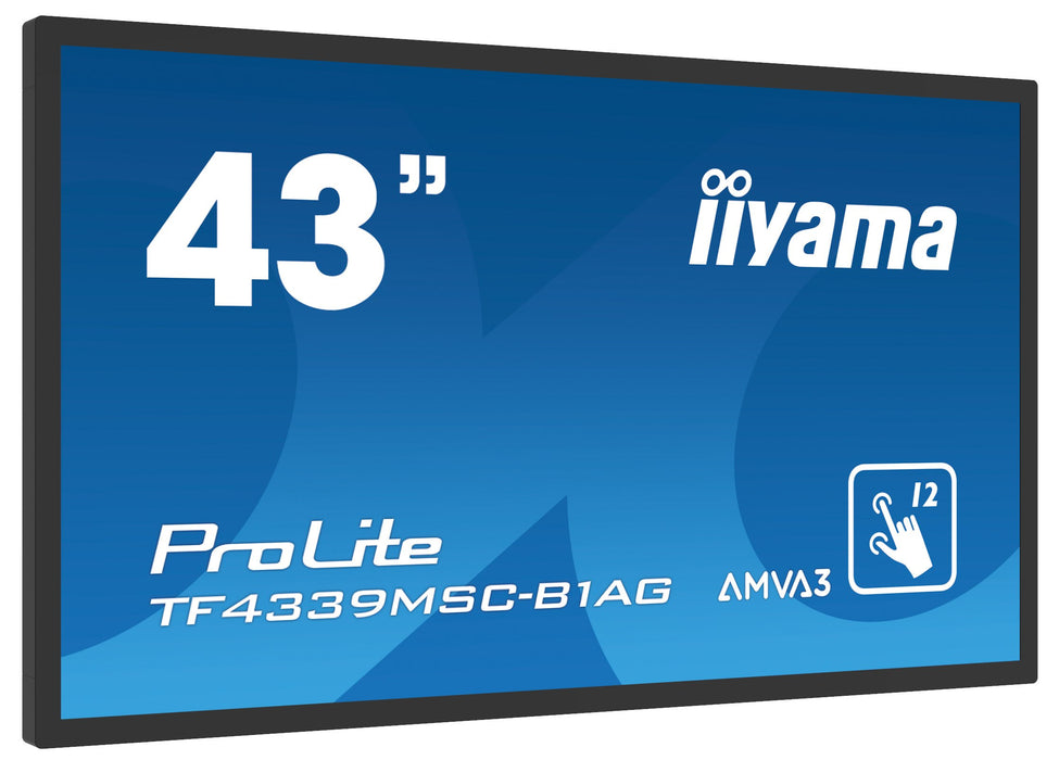 EAN 4948570118045 - iiyama ProLite TF4339MSC-B1AG pantalla para PC 109,2 cm (43") 1920 x 1080 Pixeles Full HD LED Pantalla tá imagen 4