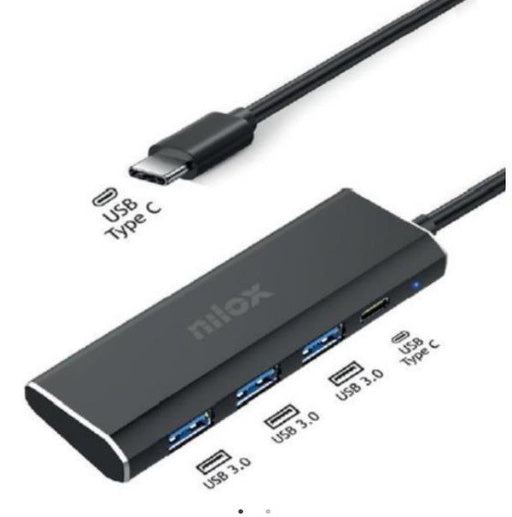 EAN 8054320847465 - Nilox HUB USB C 3USB3.0 1USBC 0 Mbit/s imagen 2
