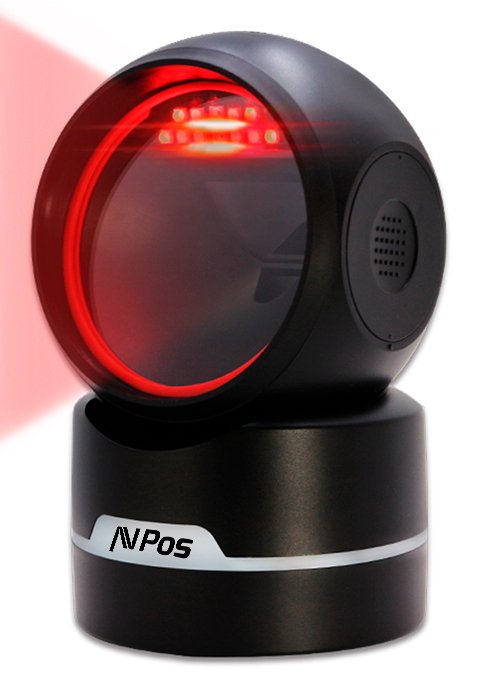 EAN 0646680753210 - AVPos AVP-M680-2D lector de código de barras Lector de códigos de barras fijo 1D/2D CMOS Negro imagen 1